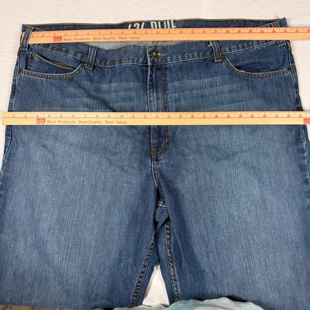 Men's 626 Blue Vintage Surplus Co Jeans 48x32 Relaxed Straight Leg Blue Denim